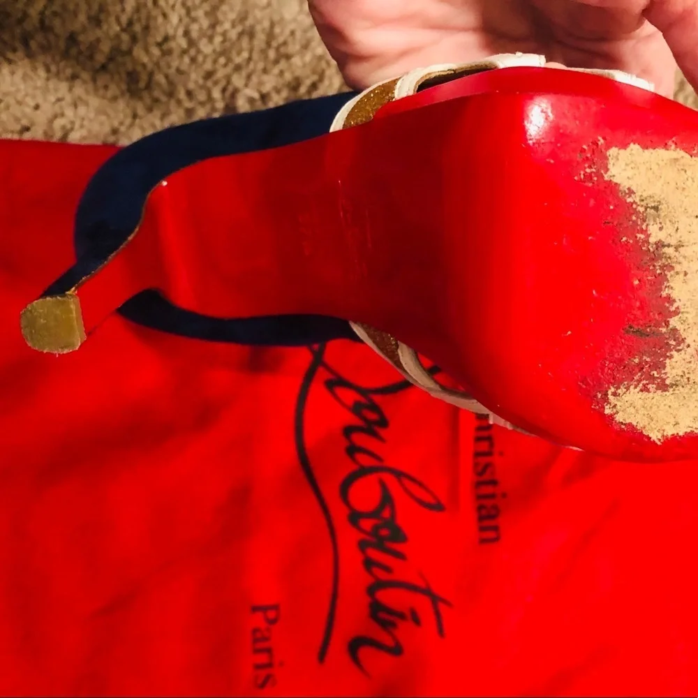 Christian Louboutin 7.5 only used one time - Picture 7 of 8